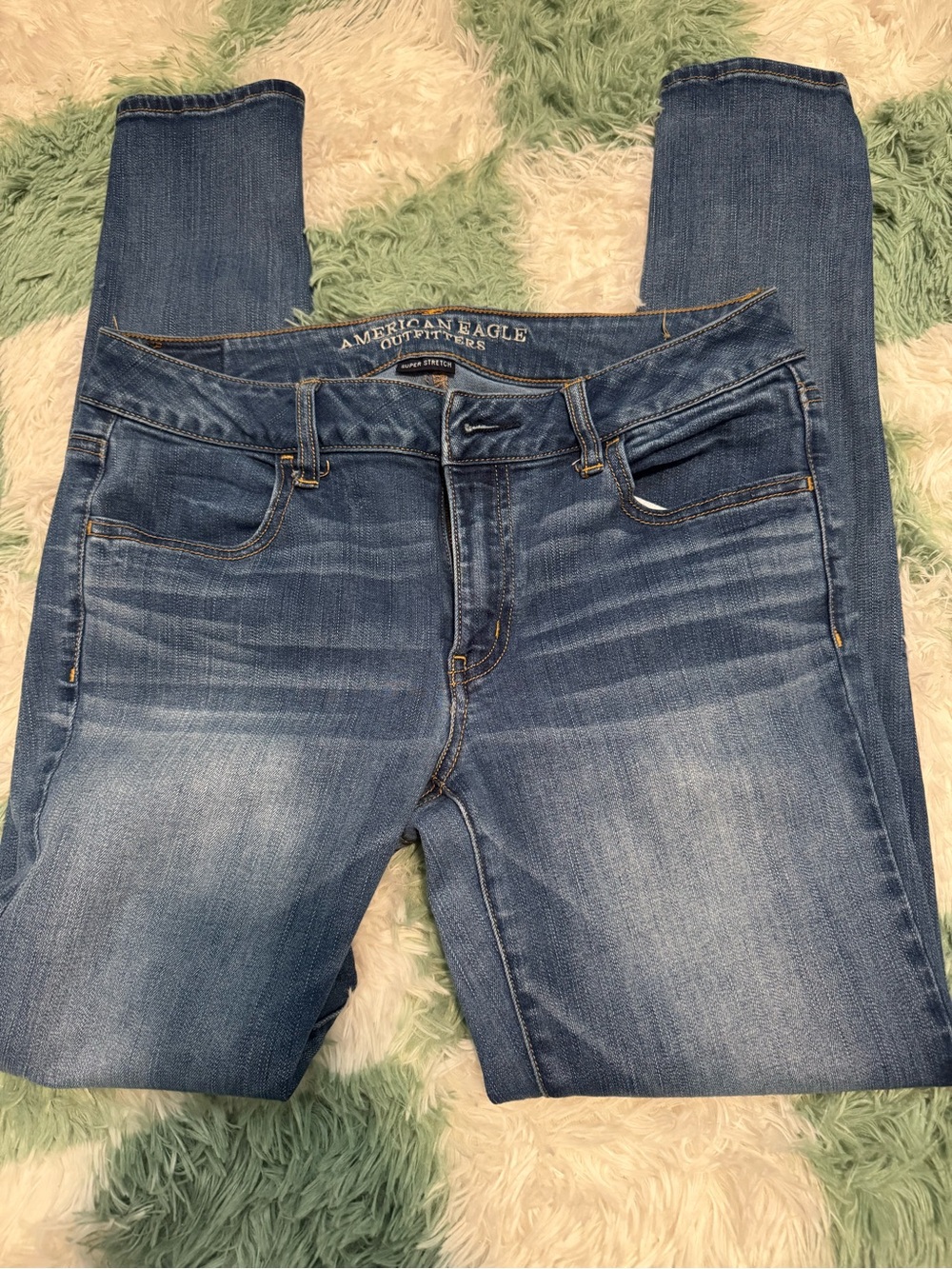 American Eagle Outfitters Women's Medium Blue Skinny Jeans